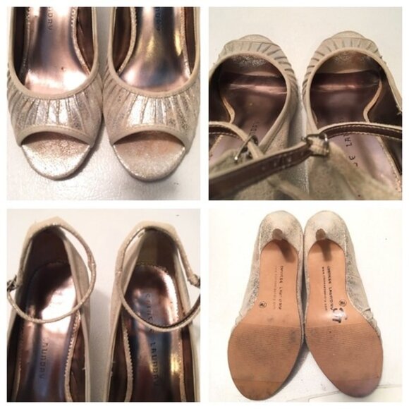 Crackled Silver Pumps by Chinese Laundry - Picture 4 of 4